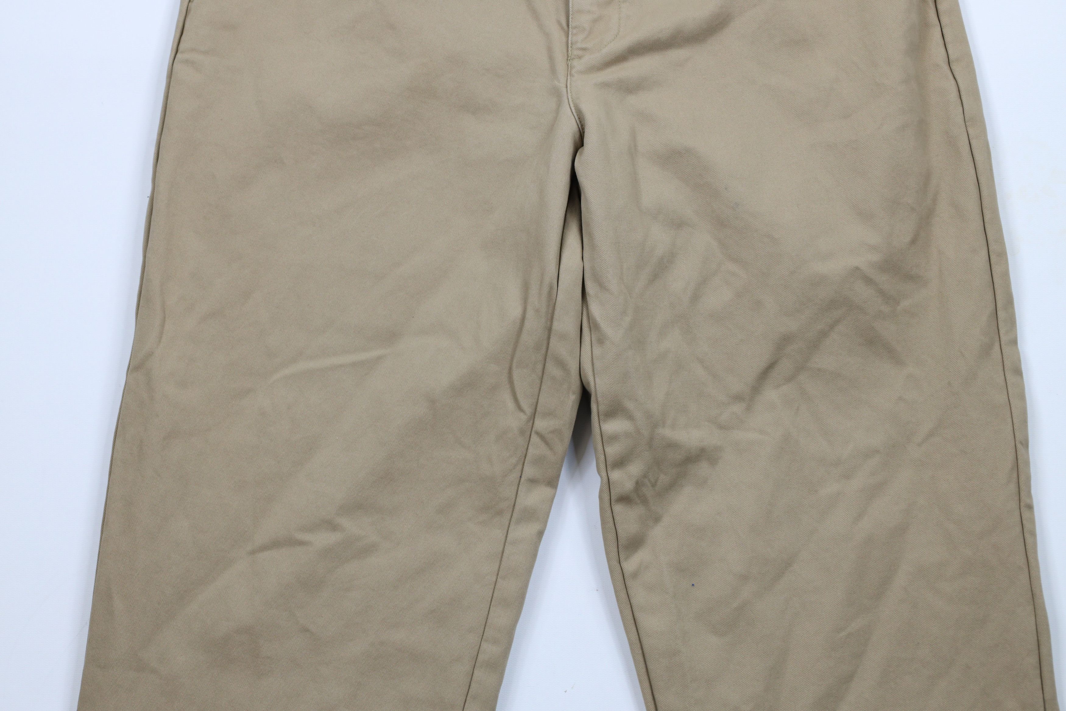 L.L. Bean × Vintage Vintage LL Bean Straight Leg Chino Pants Trousers Beige Size US 33 - 4 Thumbnail