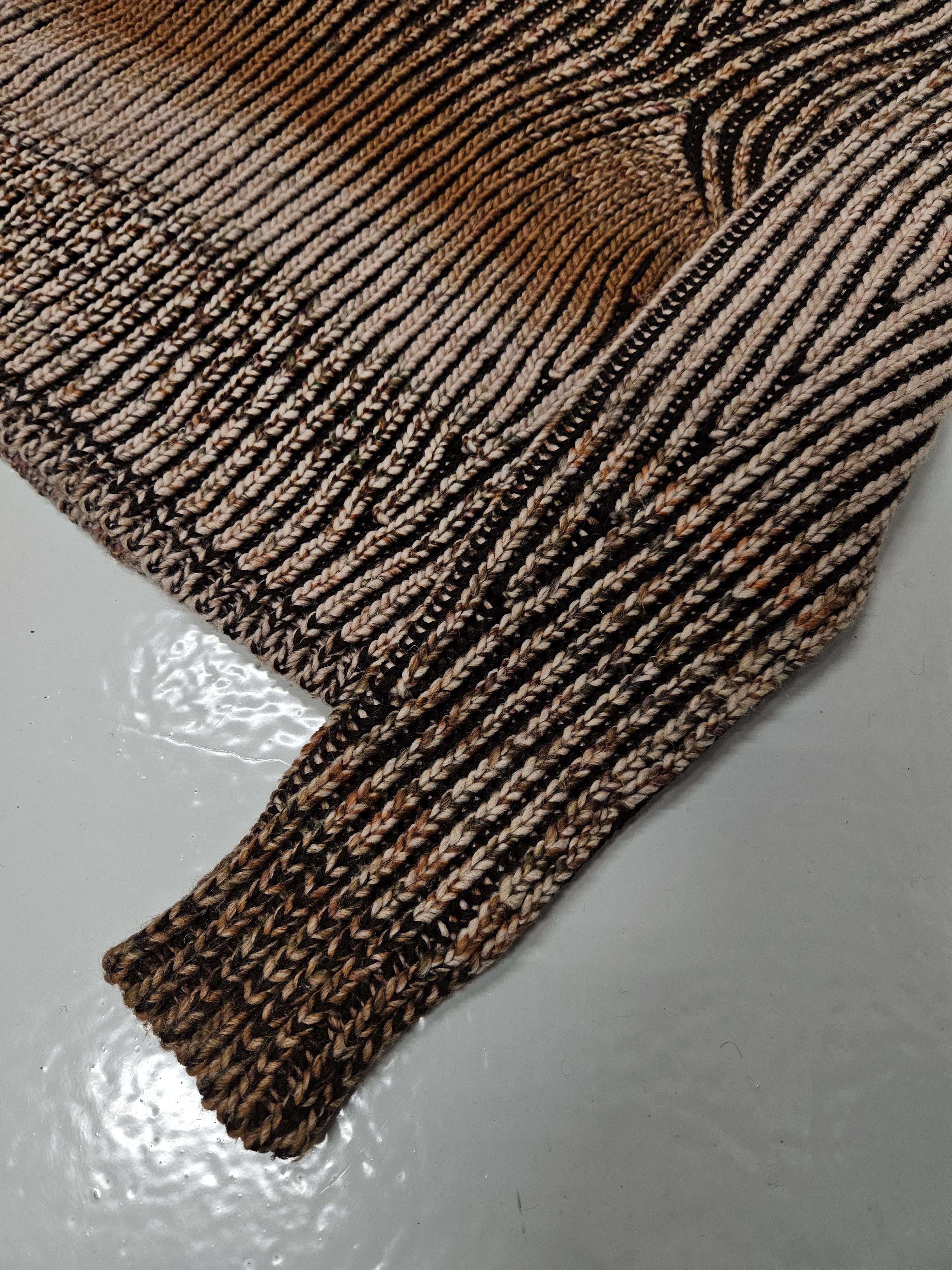 Acne Studios Acne studios cropped gradient striped knit fn-wn-knit000145 Size XXS / US 00 / IT 34 - 6 Thumbnail