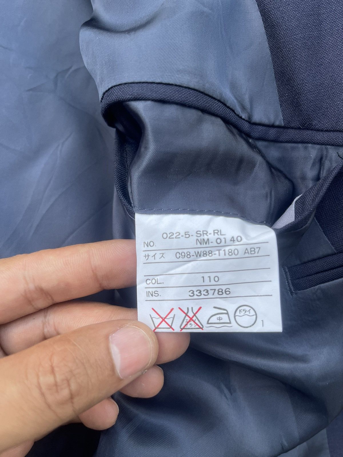 Polo Ralph Lauren POLO RALPH LAUREN DOUBLE BREASTED SUIT JACKET Size US M / EU 48-50 / 2 - 8 Thumbnail