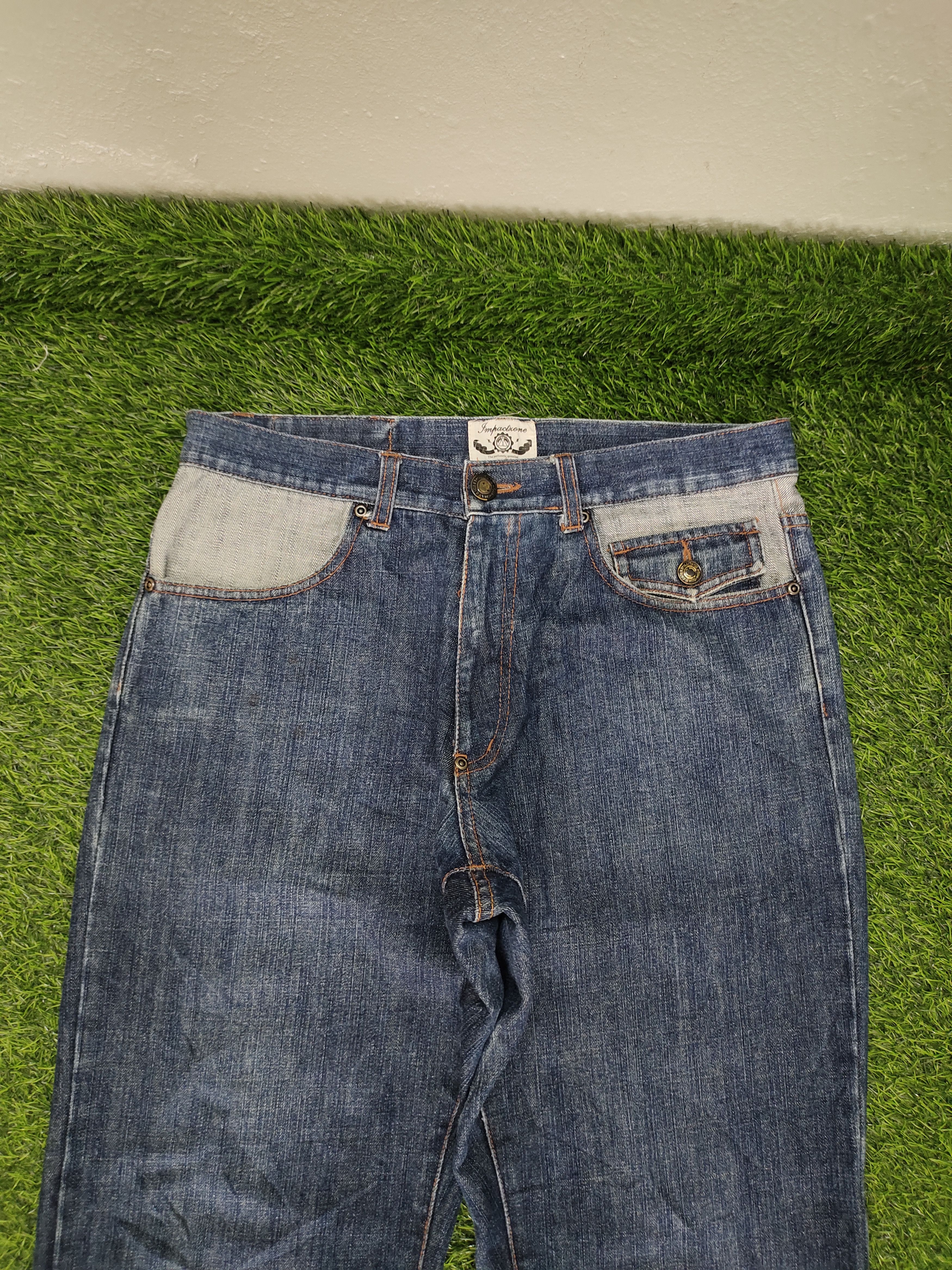 Hysteric Glamour Vintage Y2k Impactxone Japan Tribal Paisley Pocket Jeans Size US 33 - 8 Thumbnail