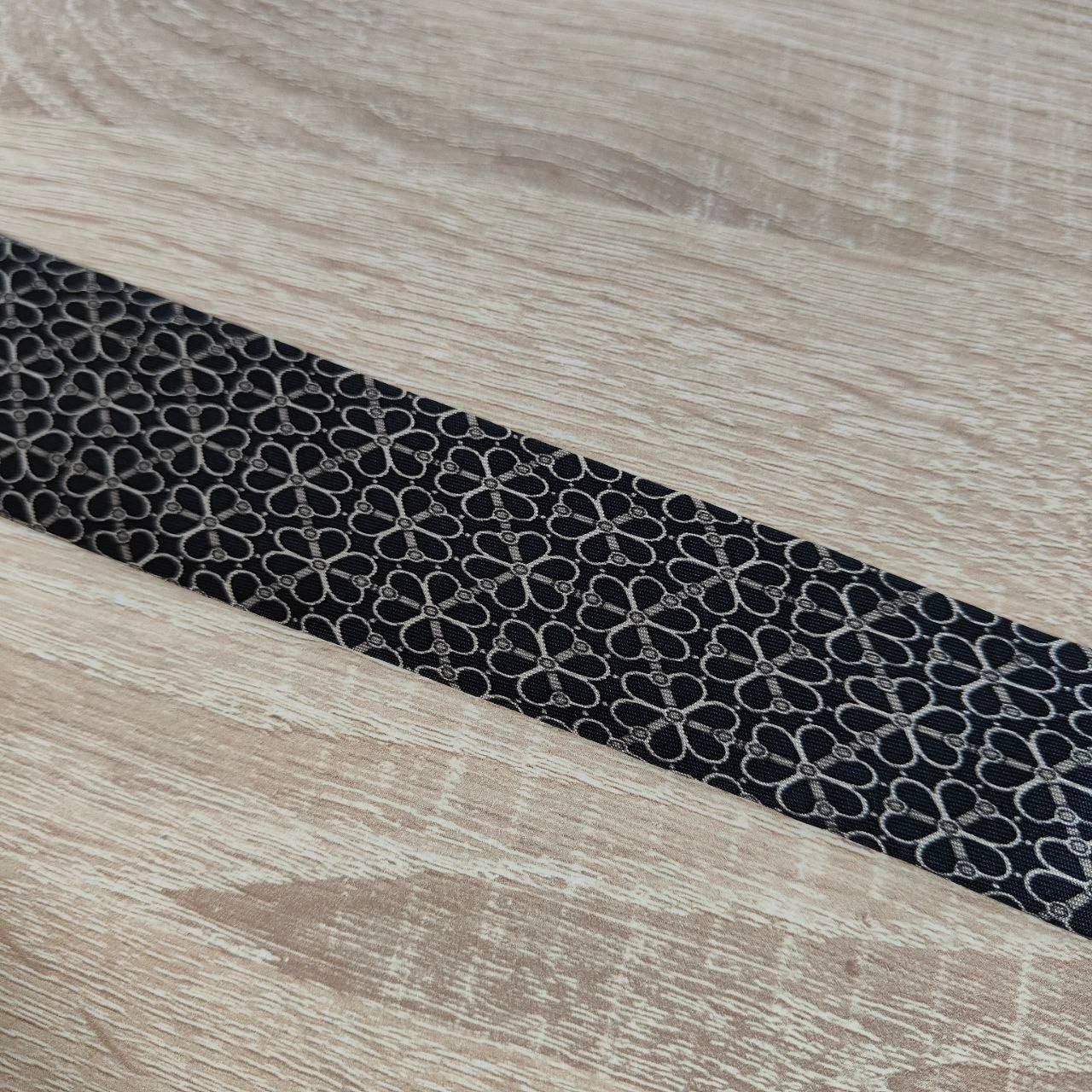 Hermes Hermes Paris Silk Tie 7078 OA Geometry Black Size ONE SIZE - 6 Thumbnail
