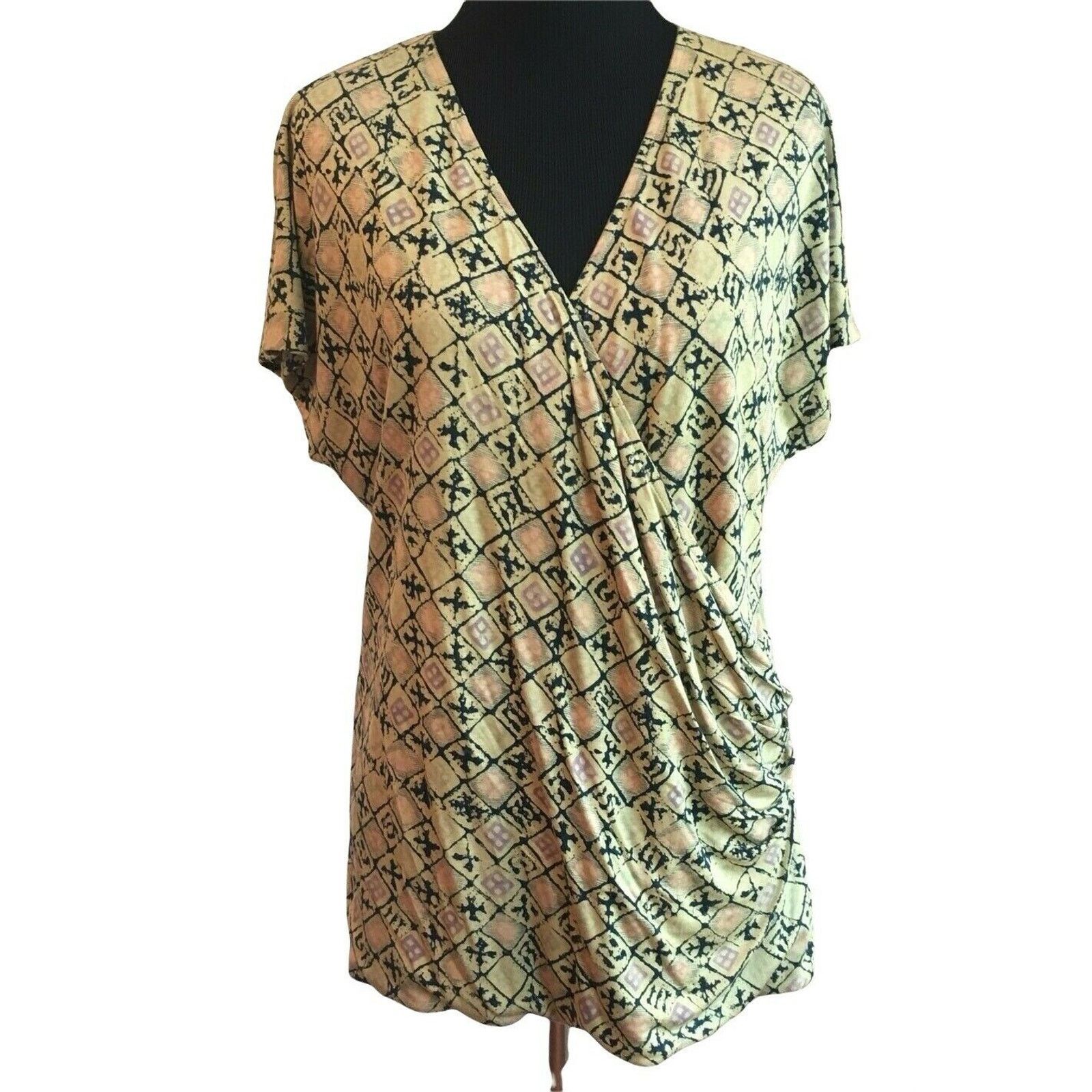 Lauren Ralph Lauren Lauren Ralph Lauren print short sleeves Faux Wrap Blouse XL Size XL / US 12-14 / IT 48-50 - 7 Thumbnail