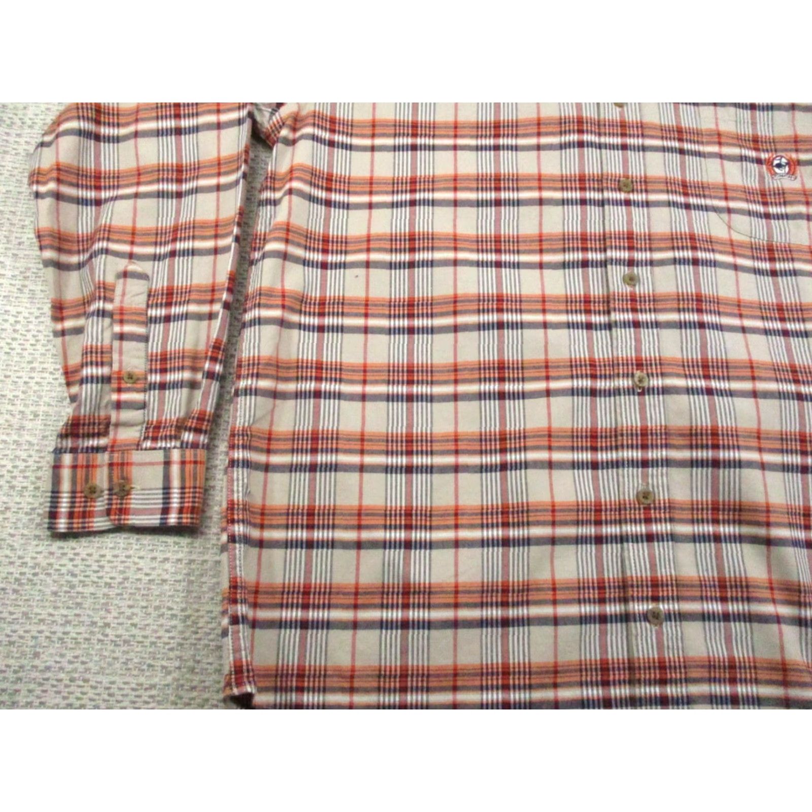 Vintage Cinch Shirt Mens M Orange Plaid Long Sleeve Button-Up Western Rodeo Shirt Mens M Casual Workwear Mens Size US M / EU 48-50 / 2 - 3 Thumbnail