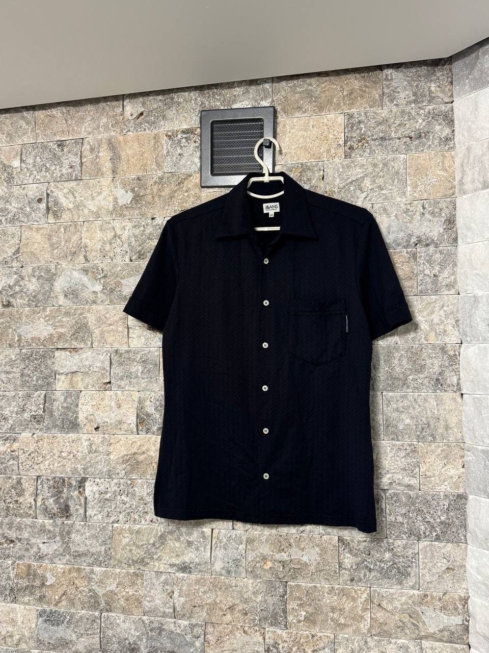 Dolce & Gabbana Dolce & Gabbana Black Short Sleeve Shirt Size US M / EU 48-50 / 2 - 1 Thumbnail