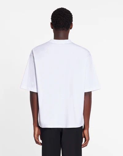 Lanvin oc11z0426 Oversized T-Shirt in White Size US XL / EU 56 / 4 - 4 Thumbnail