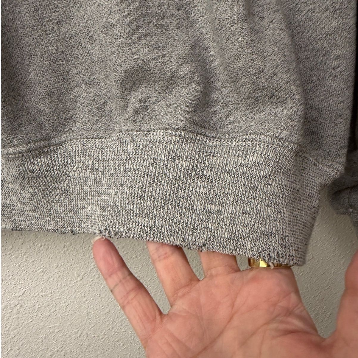 THE GREAT The Great Studded Balloon Sleeve Gray Sweater Size 1 Small Size S / US 4 / IT 40 - 13 Thumbnail