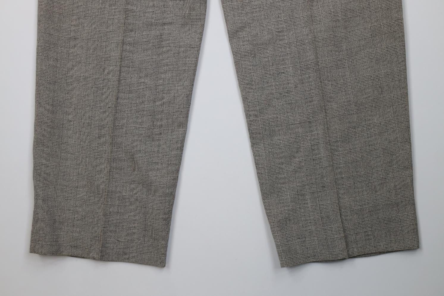 Vintage Vintage 70s Streetwear Houndstooth Wide Leg Chino Pants Size US 36 / EU 52 - 13 Thumbnail