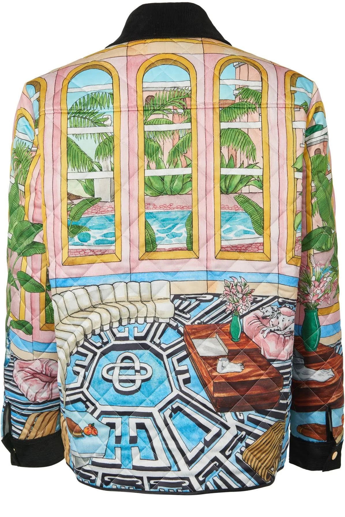 Casablanca o1mle0424 Unisex Dream House Hunting Jacket in Multicolor Size US XS / EU 42 / 0 - 2 Thumbnail