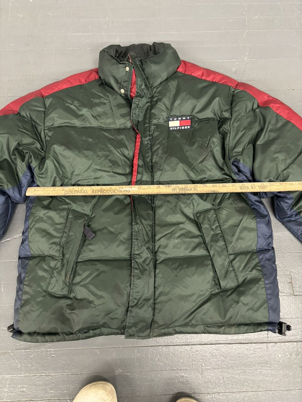 Tommy Hilfiger × Vintage Vintage Tommy Hilfiger Puffer Jacket Size US XL / EU 56 / 4 - 4 Thumbnail