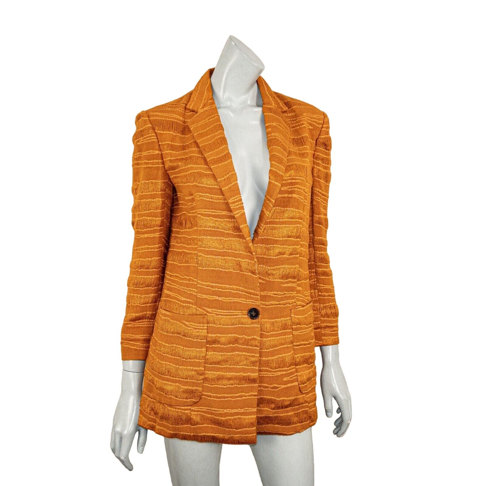 Other JENNI KAYNE Blazer Jacket Thread stripes copper brown Size S / US 4 / IT 40 - 2 Thumbnail