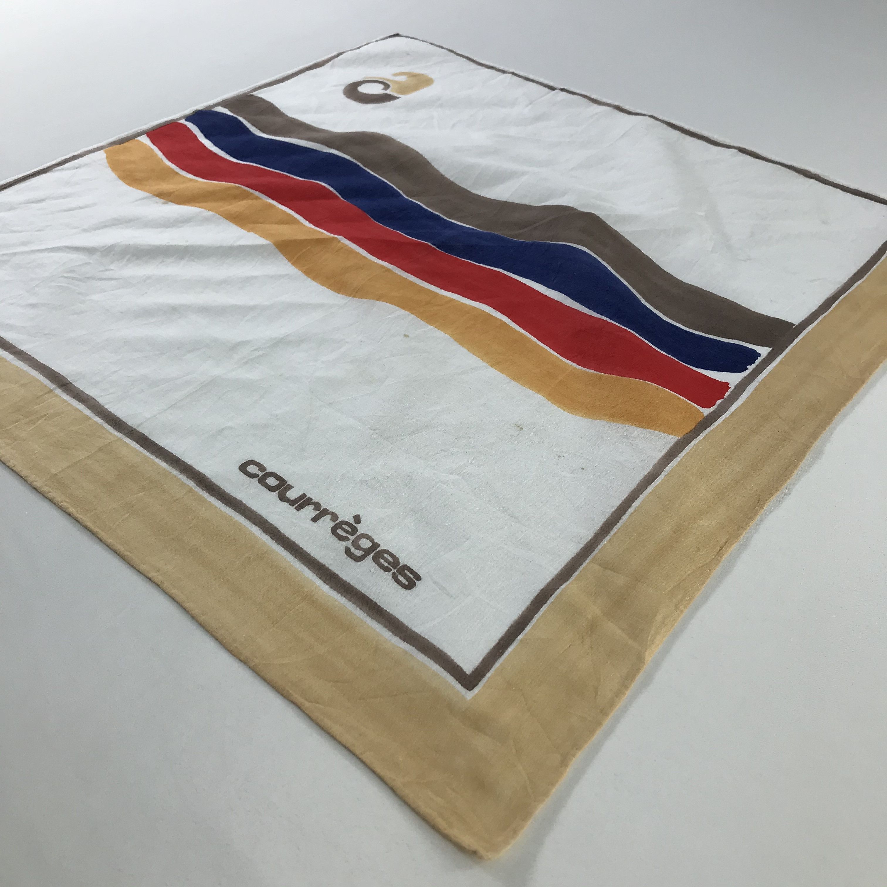 Courreges × Vintage Courreges Bandana/ Handkerchief / Neckerchief Size ONE SIZE - 4 Thumbnail