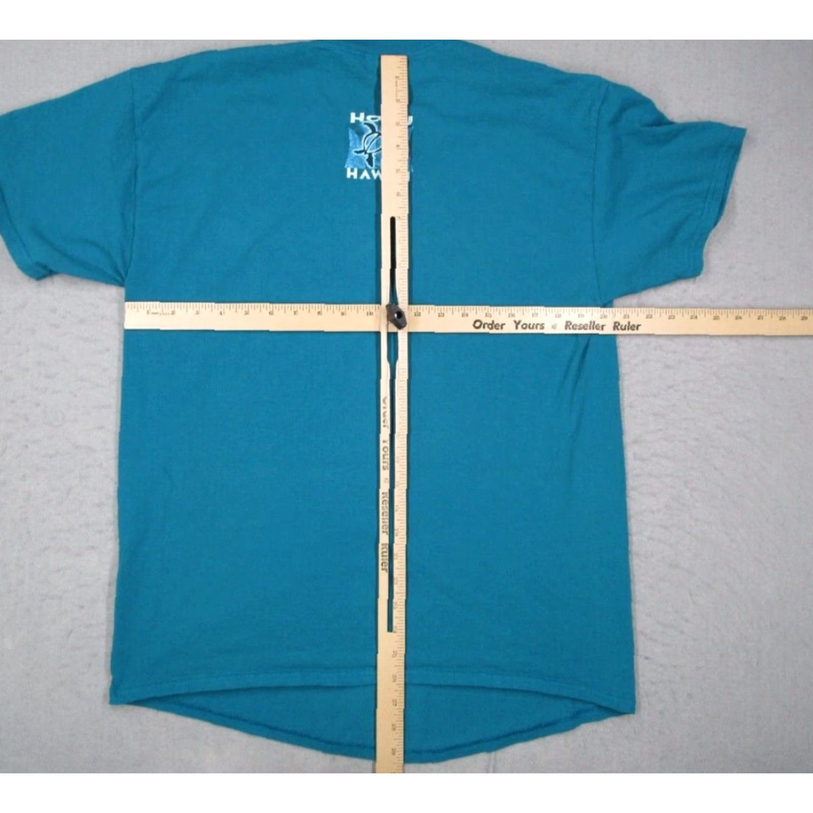 Gildan VINTAGE Hawaii Men L Gildan Tee Short Sleeve Blue Sea Turtles Maui Y2K Hawaiian Graphic Print 90s Retro Size US L / EU 52-54 / 3 - 5 Thumbnail
