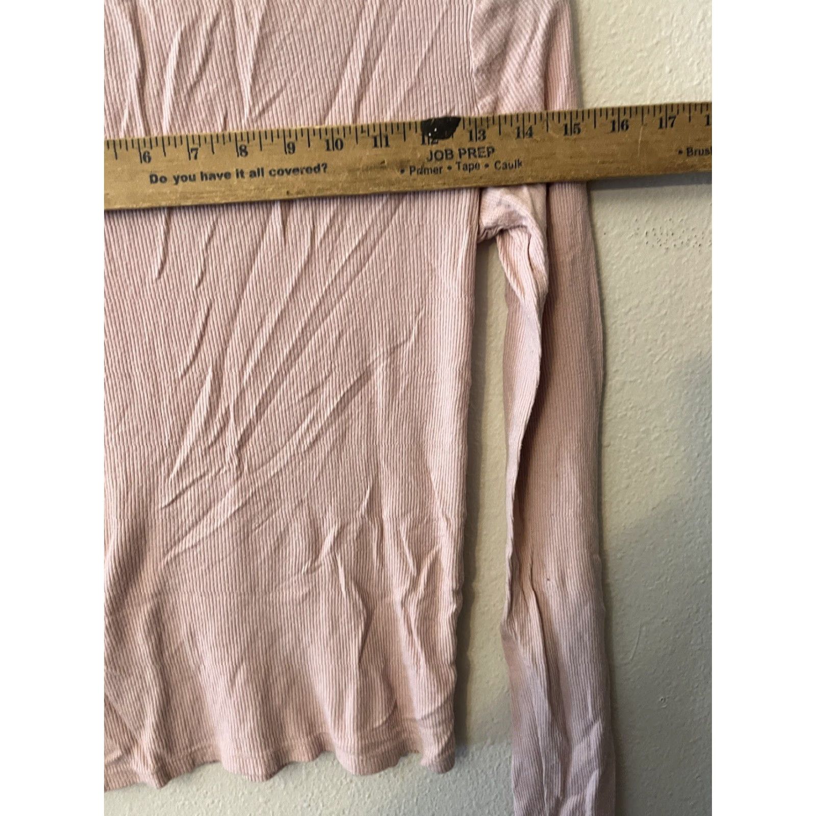 Aeropostale AeroPostale Pink Waffle Knit Long Sleeve Shirt Women's Medium Button Front Top Size M / US 6-8 / IT 42-44 - 5 Thumbnail