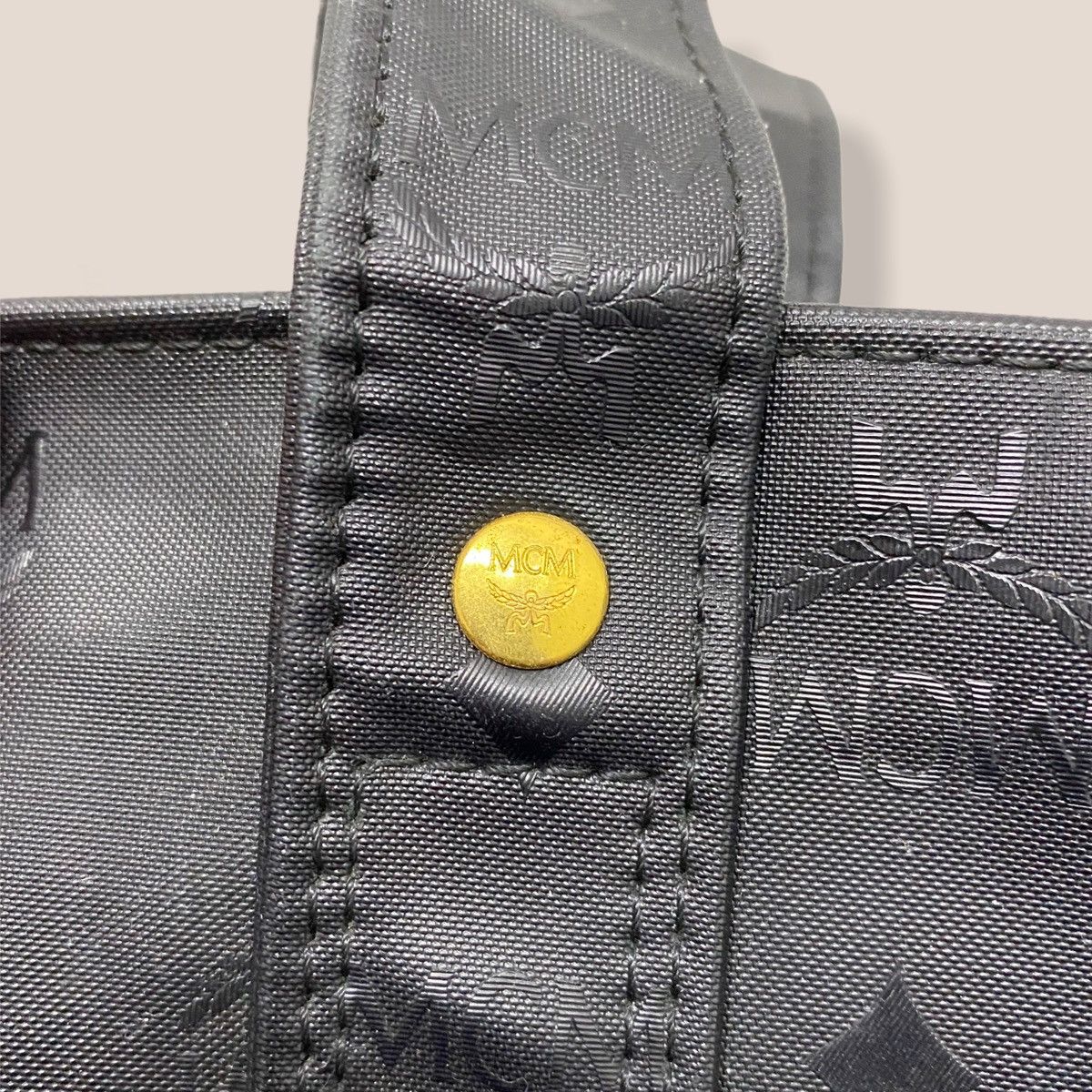 MCM ‼️LASTDROP‼️ VINTAGE MCM BLACK VISETOS NYLON LONG SHOULDER BAG Size ONE SIZE - 8 Thumbnail