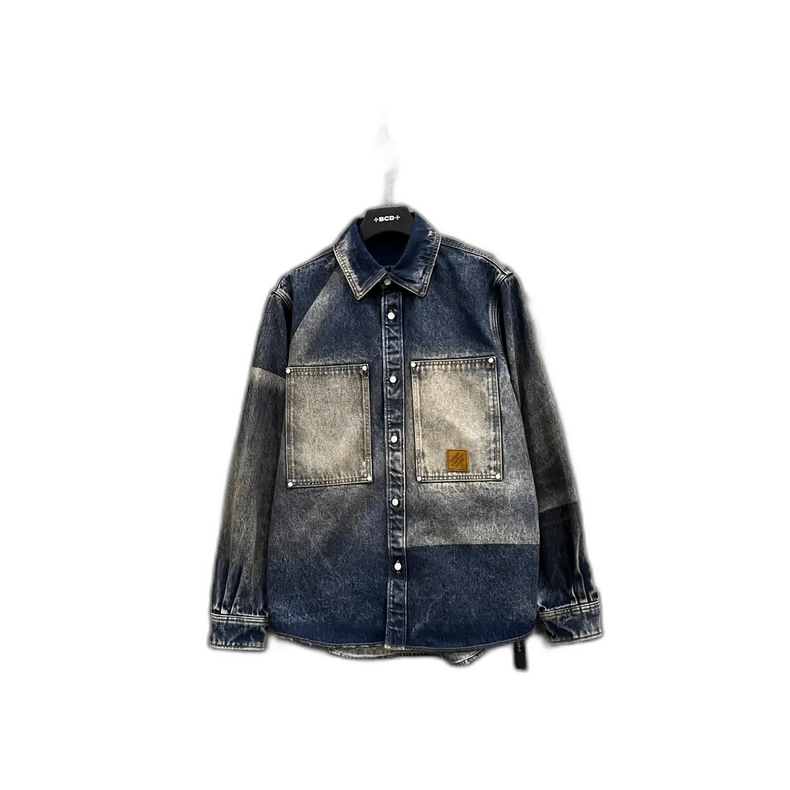 Louis Vuitton Louis Vuitton SS25 Men’s Denim Logo Shirt Size US S / EU 44-46 / 1 - 1 Thumbnail