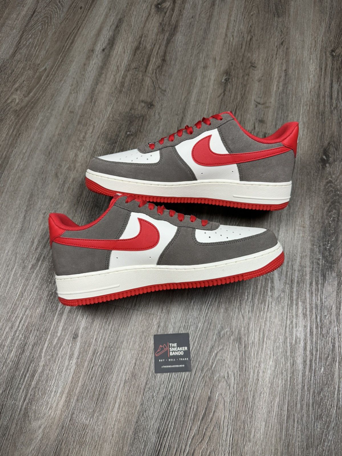 Nike Nike Air Force 1 '07 LV8 Baroque Brown University Red Size US 11 / EU 44 - 3 Thumbnail