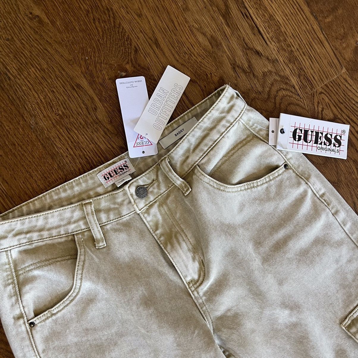 Guess × Urban Outfitters GUESS Originals Aged Cargo Pants - Brand New Never Worn Size 28" / US 6 / IT 42 - 9 Thumbnail