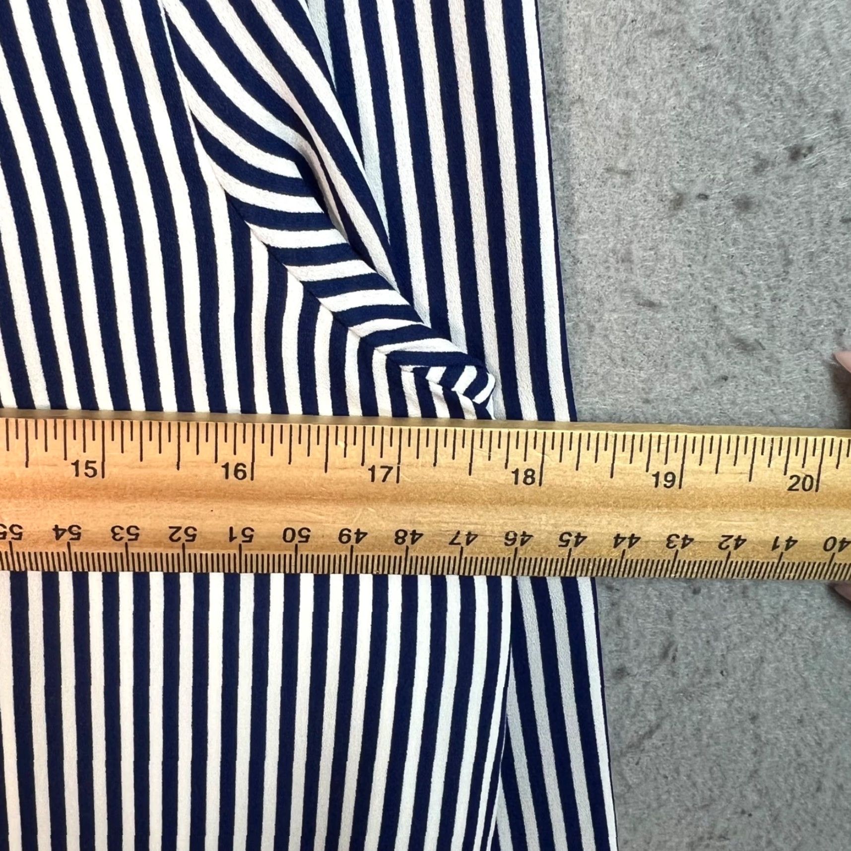 Loft VINTAGE Loft Striped Blue & White Long Sleeve Shift Dress Womens XS Size Size XS / US 0-2 / IT 36-38 - 5 Thumbnail