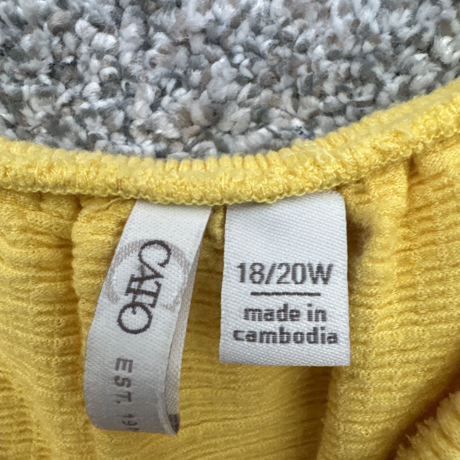 Other Cato Top Women 18W Plus Ruffle Cottagecore Boho Peasant Chic Size XXL / US 16-18 / IT 52-54 - 4 Thumbnail