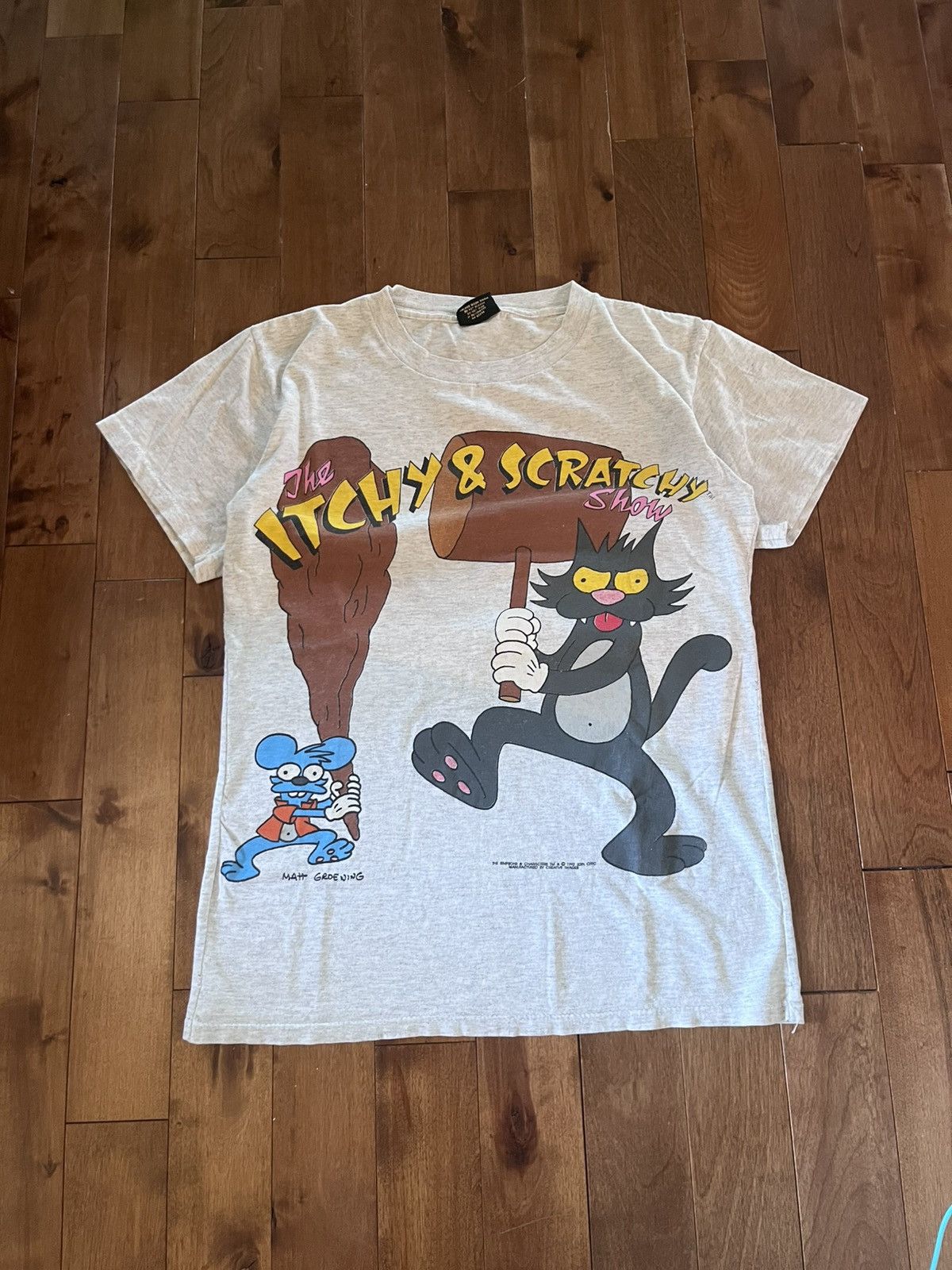 Vintage Vintage early 90’s itchy and scratchy tee Size US XL / EU 56 / 4 - 2 Thumbnail