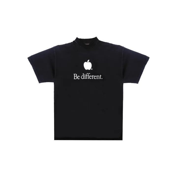 Other Balenciaga Balenciaga Be Different Apple Logo TShirt -2507 Size US S / EU 44-46 / 1 - 1 Thumbnail