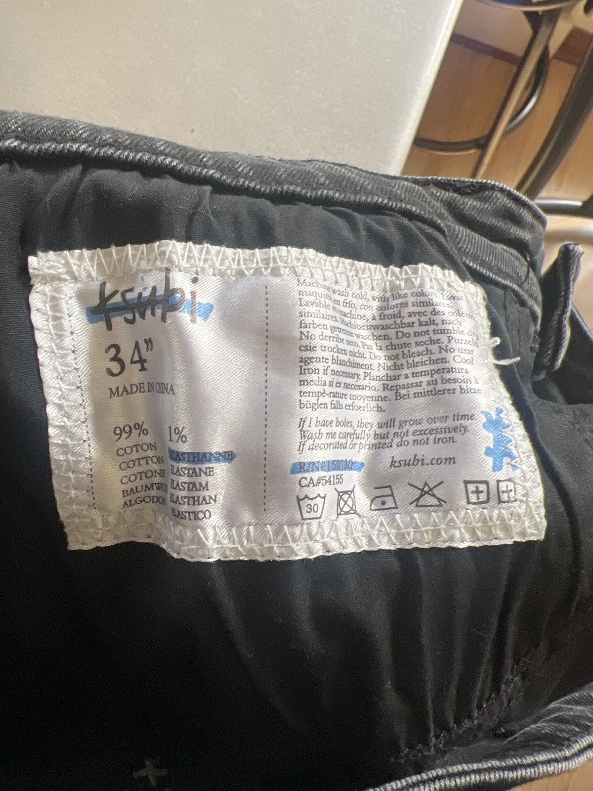 Ksubi Ksubi Demin Jeans Size US 34 / EU 50 - 5 Thumbnail