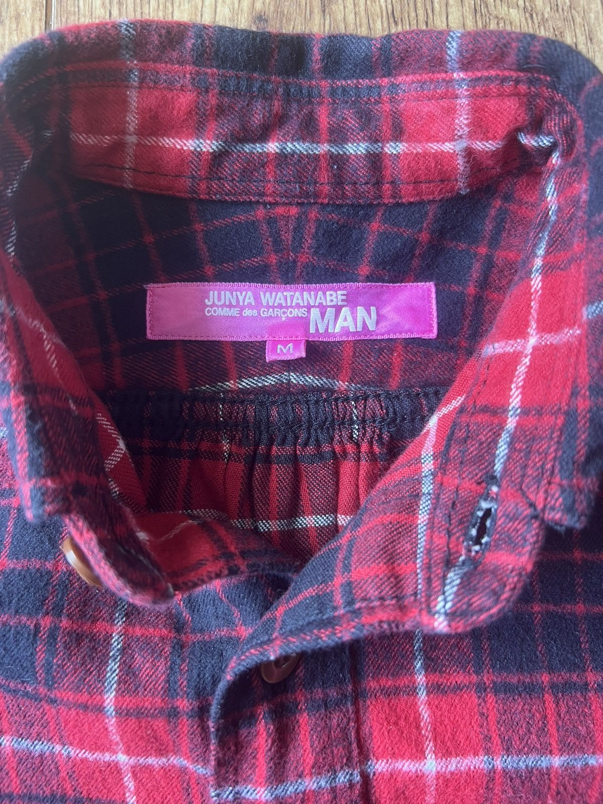 Comme des Garcons × Junya Watanabe Junya Watanabe COMME des GARÇONS plaid button up shirt Size US S / EU 44-46 / 1 - 3 Thumbnail