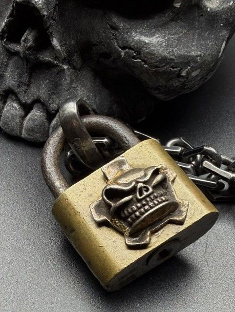 Other STARLINGEAR .925 Slickster Skull Logo Padlock Oxidized 2009 Size ONE SIZE - 5 Thumbnail