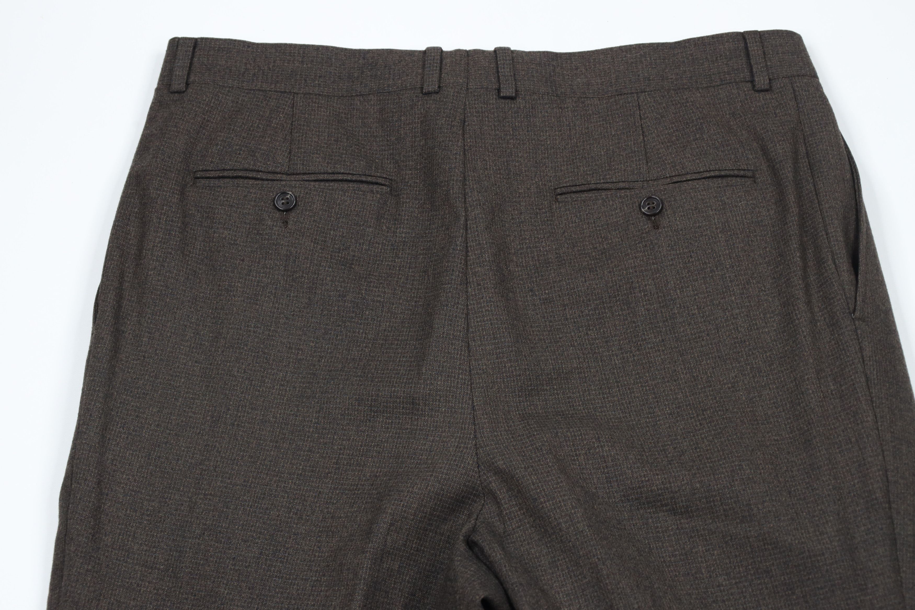 Vintage Vintage 90s Streetwear Cuffed Wide Leg Chino Pants Brown Size US 34 / EU 50 - 9 Thumbnail