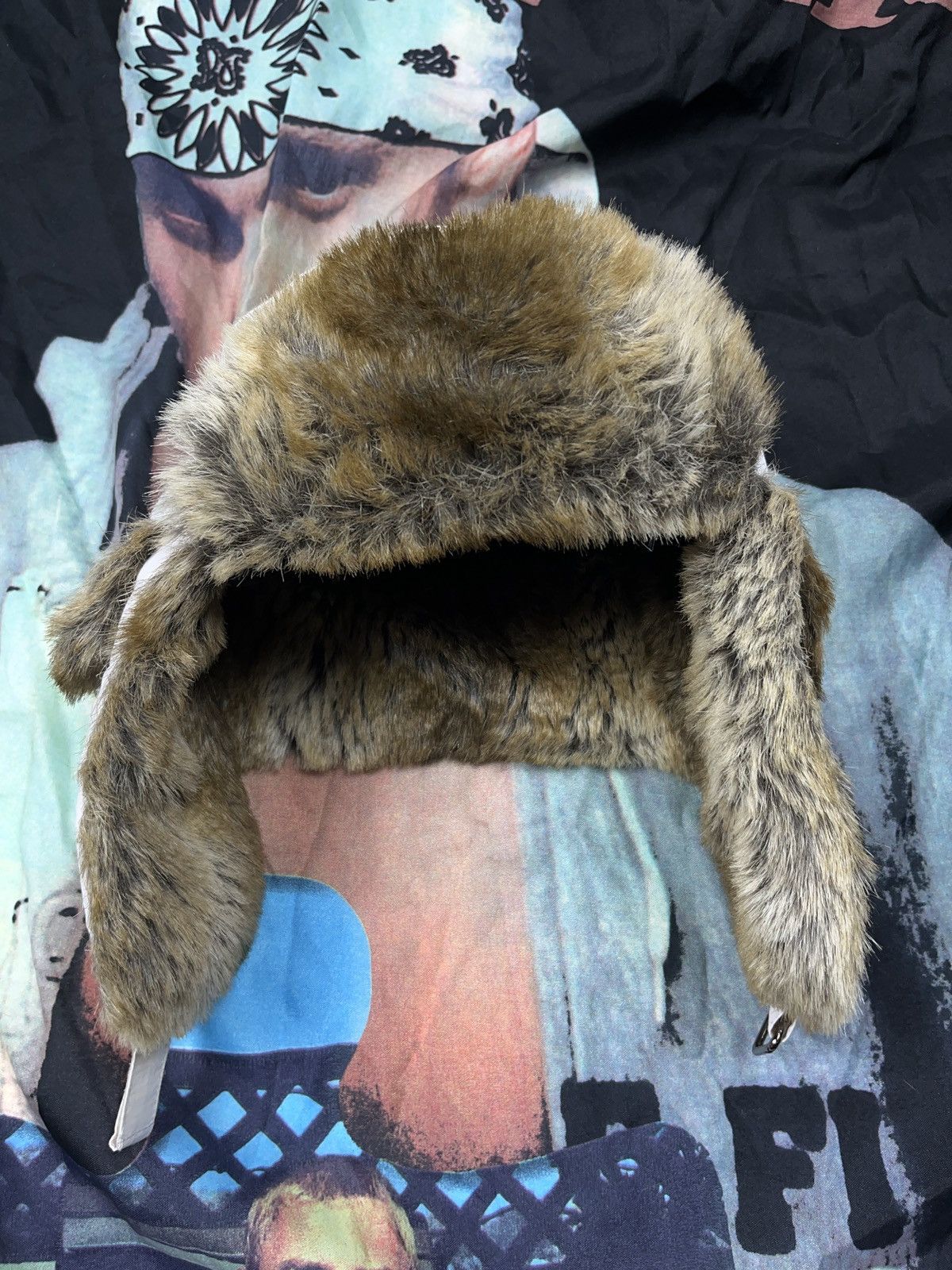 Vintage Barts Aviator Faux Fur Trapper Hat Ushanka Fuzzy y2k Size ONE SIZE - 3 Thumbnail