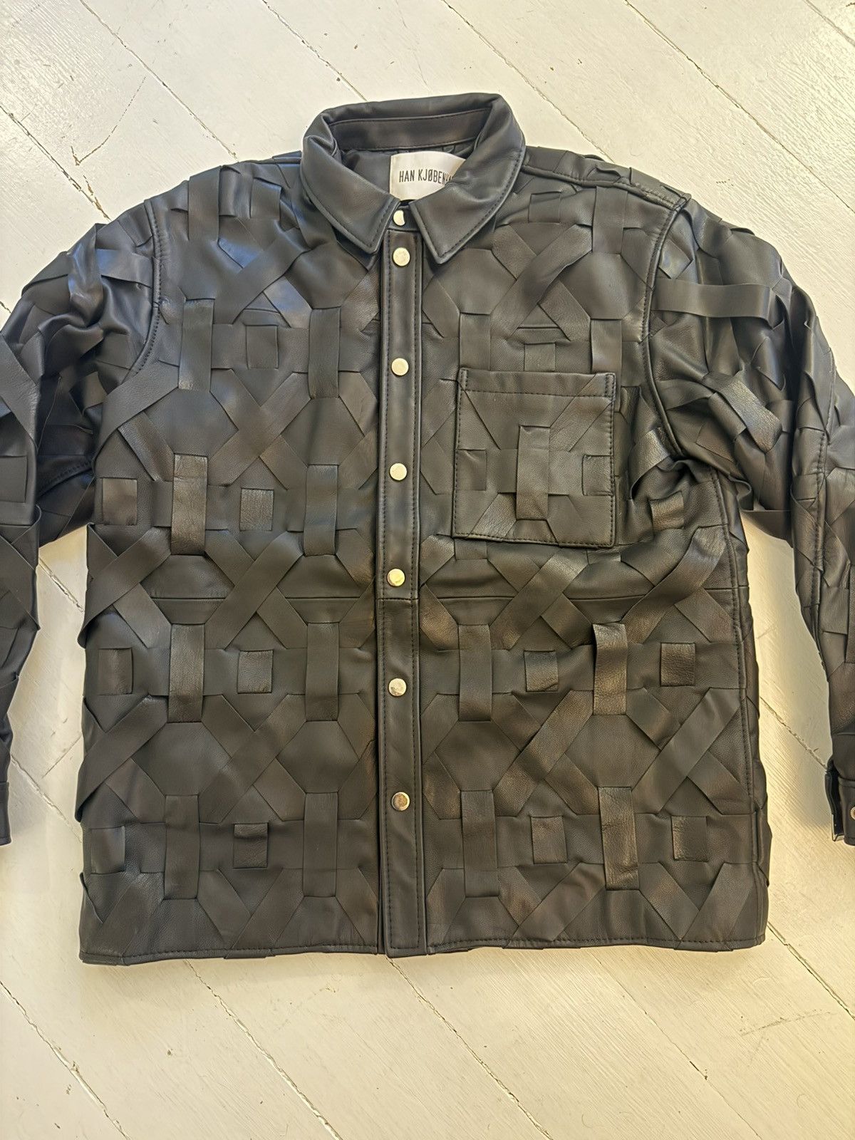 Han Kjobenhavn Han Kjøbenhavn braided leather jacket Size US M / EU 48-50 / 2 - 2 Thumbnail
