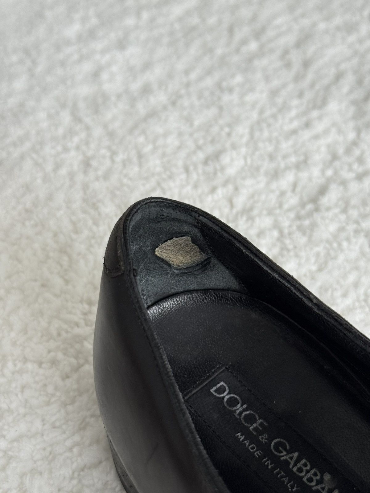 Dolce & Gabbana Dolce & Gabbana Intrecciato Woven Leather Derby Shoes Black Size US 10 / EU 43 - 22 Thumbnail