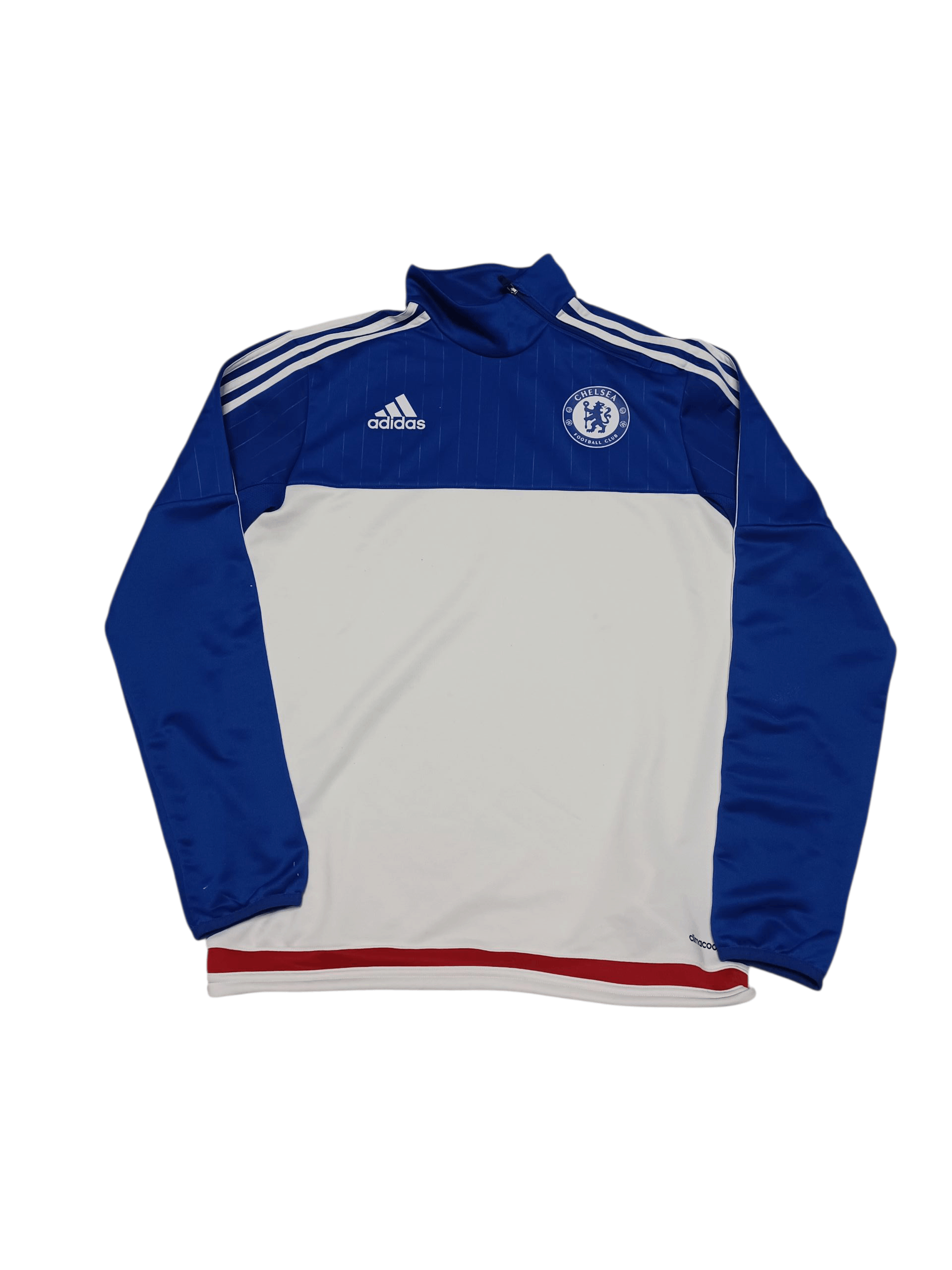 Jumper Chelsea Quarter Zip Vintage Adidas Chelsea Football Jacket