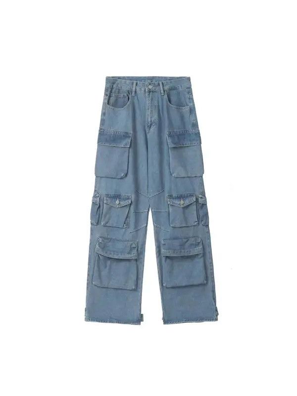 Japanese Brand Fuyuka x Nana Vintage workwear multi-pocket jeans Size US 32 / EU 48 - 5 Thumbnail