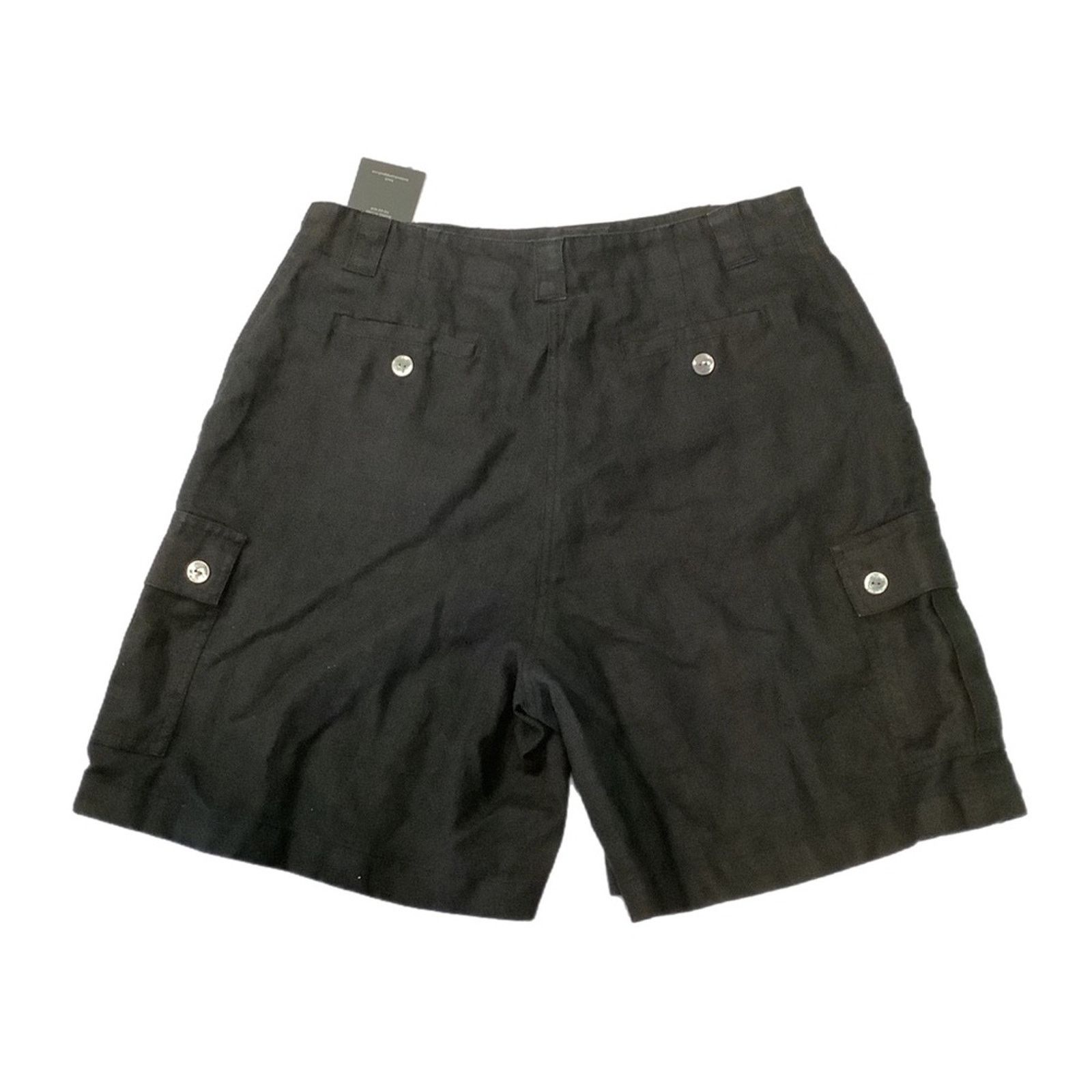Vintage Studio Works Women’s Linen cargo Shorts Size 36" / US 14 / IT 50 - 2 Thumbnail