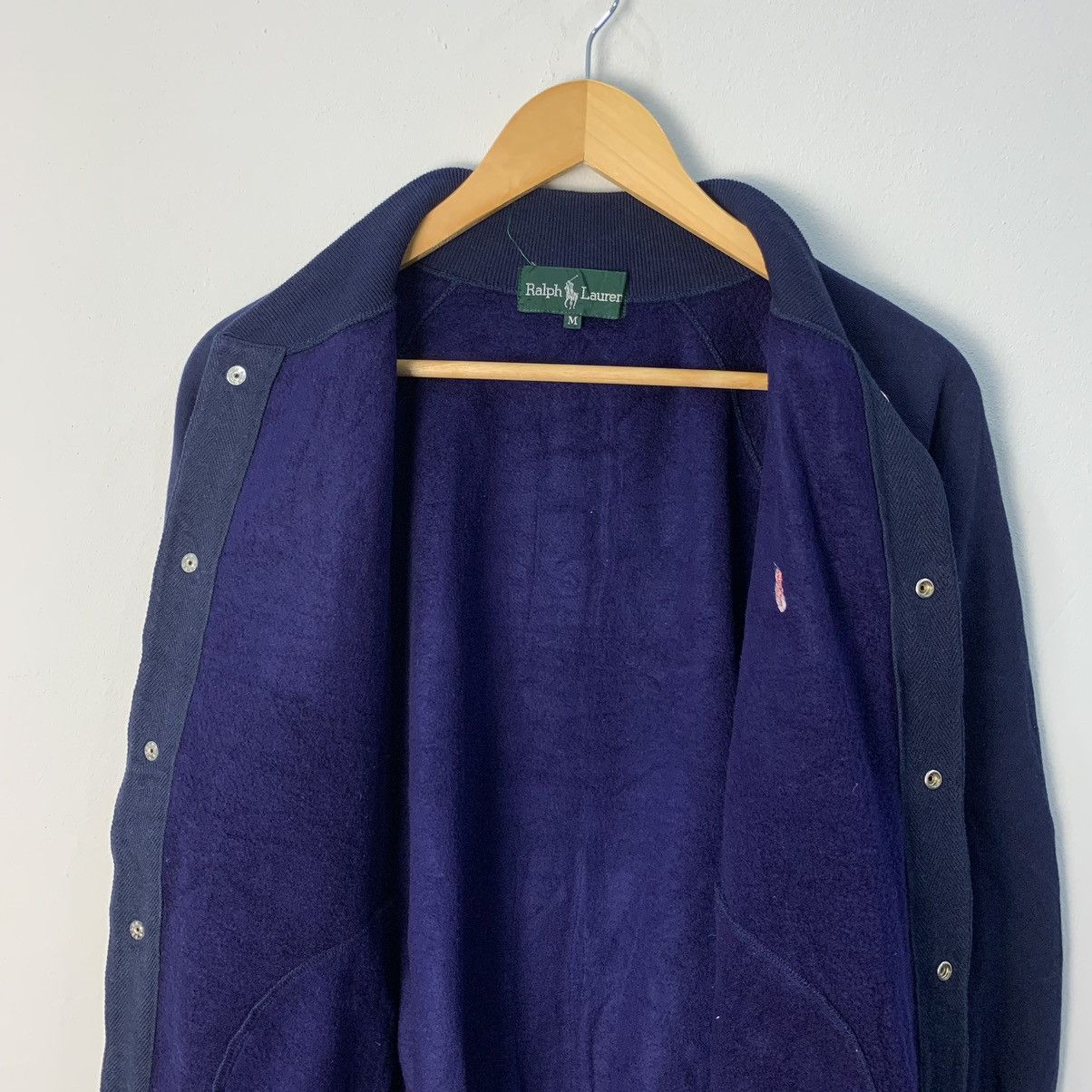 Polo Ralph Lauren Polo Ralph Lauren Varsity Jacket Navy Size M Size US M / EU 48-50 / 2 - 2 Thumbnail