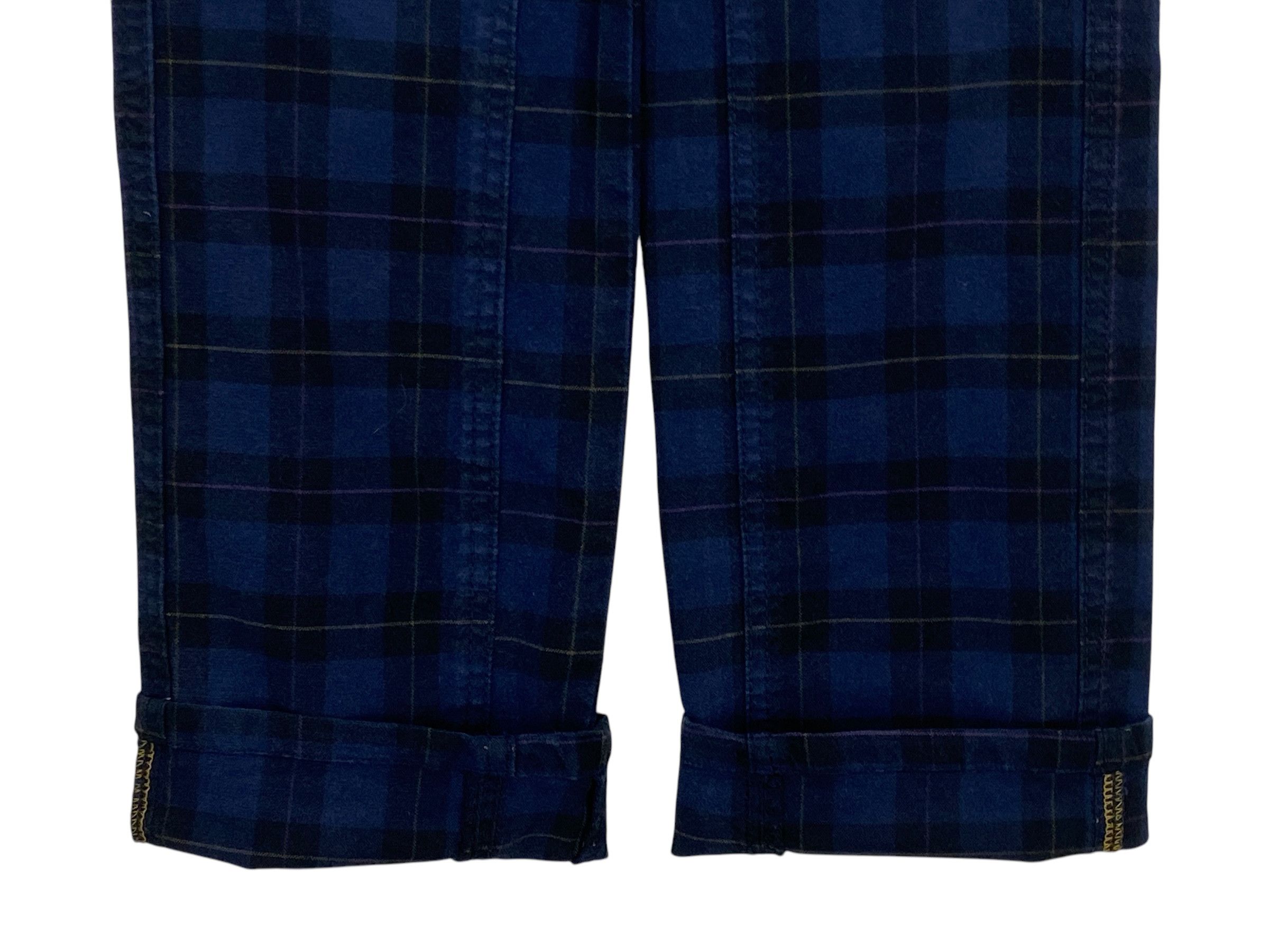 Japanese Brand Betty Smith Checkered Skinny Pants Buckle Back Pants Size 27" / US 4 / IT 40 - 7 Thumbnail