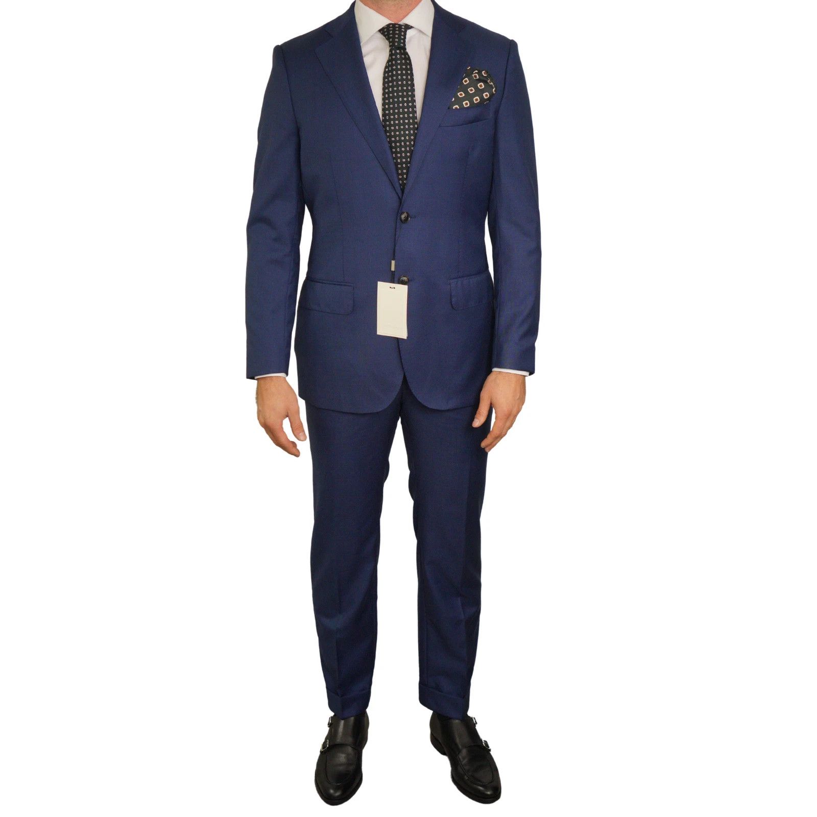 Suitsupply Men Suitsupply Suit Lazio Single High Rise Pleated Blue US34 Size 34R - 1 Thumbnail