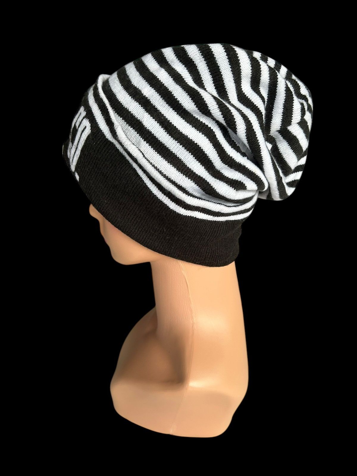 Japanese Brand × Kapital × Vintage Mickey Prison Stripe Beanie Hats Rare Size ONE SIZE - 5 Thumbnail