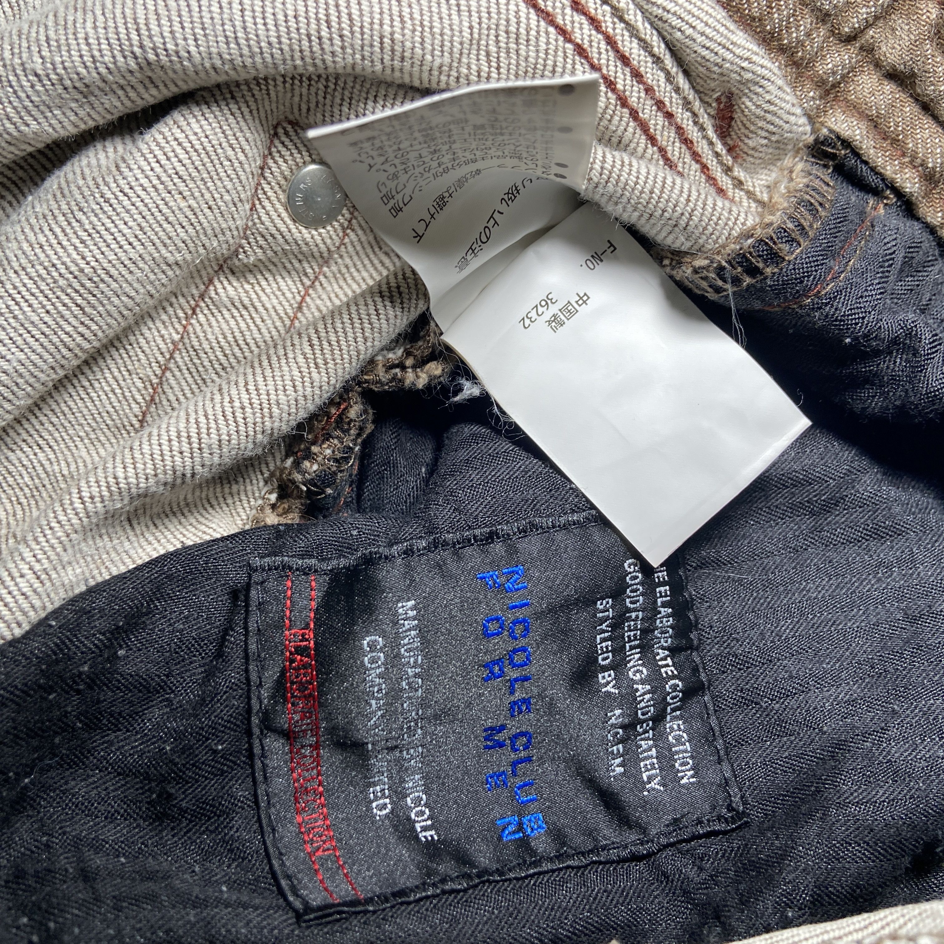 Nicole Club RARE NCFM NICOLE CLUB FOR MEN VINTAGE JAPANESE DENIM JEANS Size US 32 / EU 48 - 18 Thumbnail