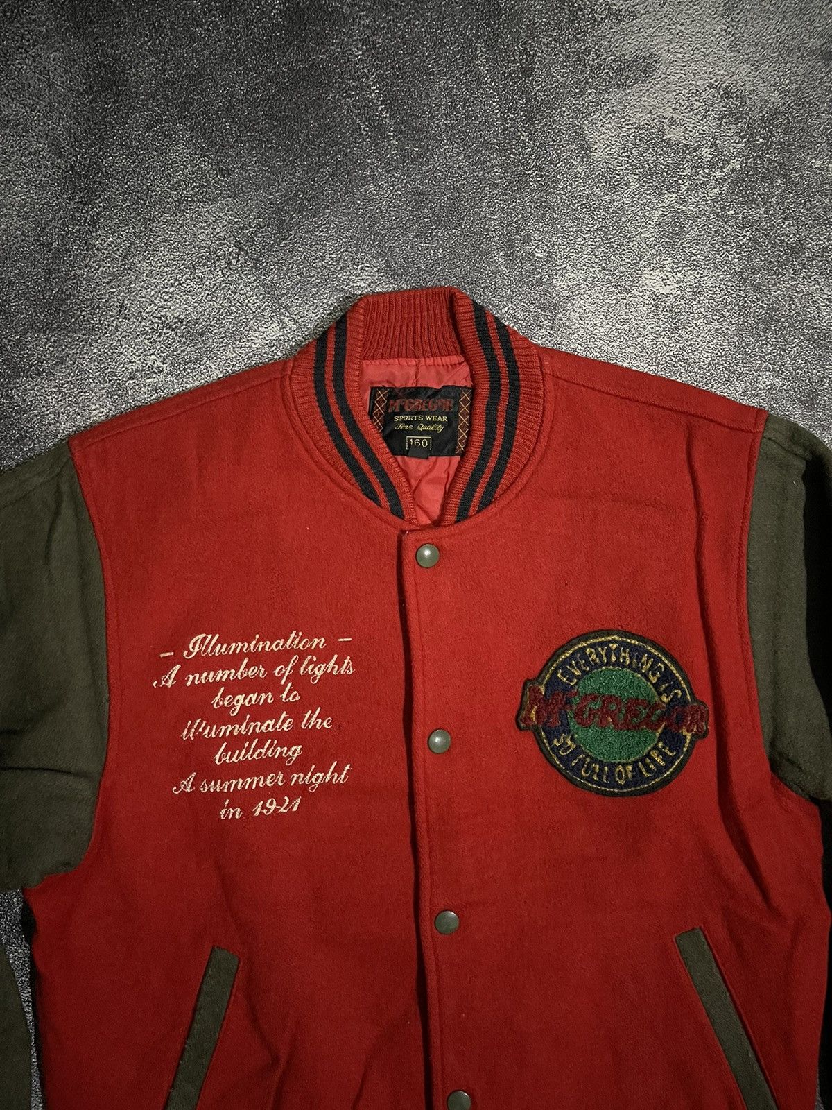 Vintage 90s McGregor Varsity Wool Jacket
