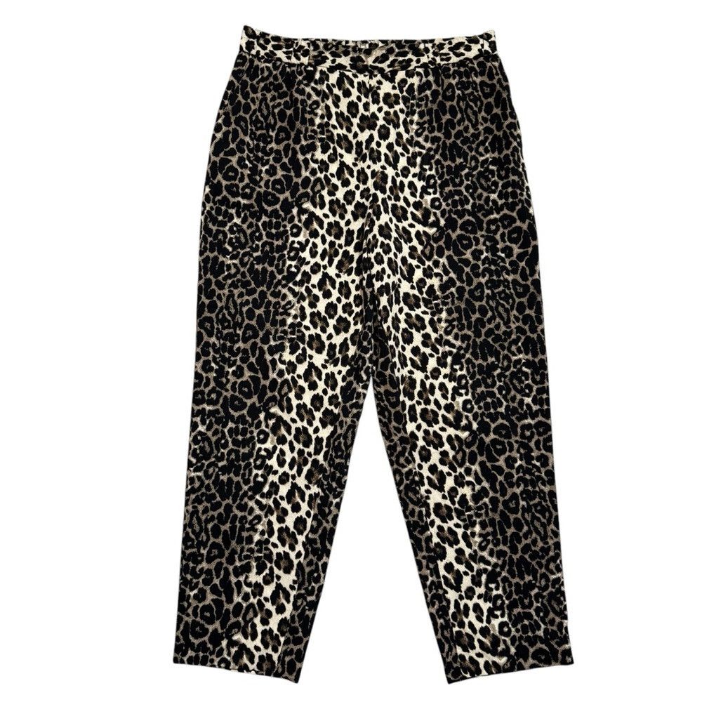 Vince Camuto Vince Camuto Animal Print Straight leg Pants Size M Size 32" / US 10 / IT 46 - 2 Thumbnail
