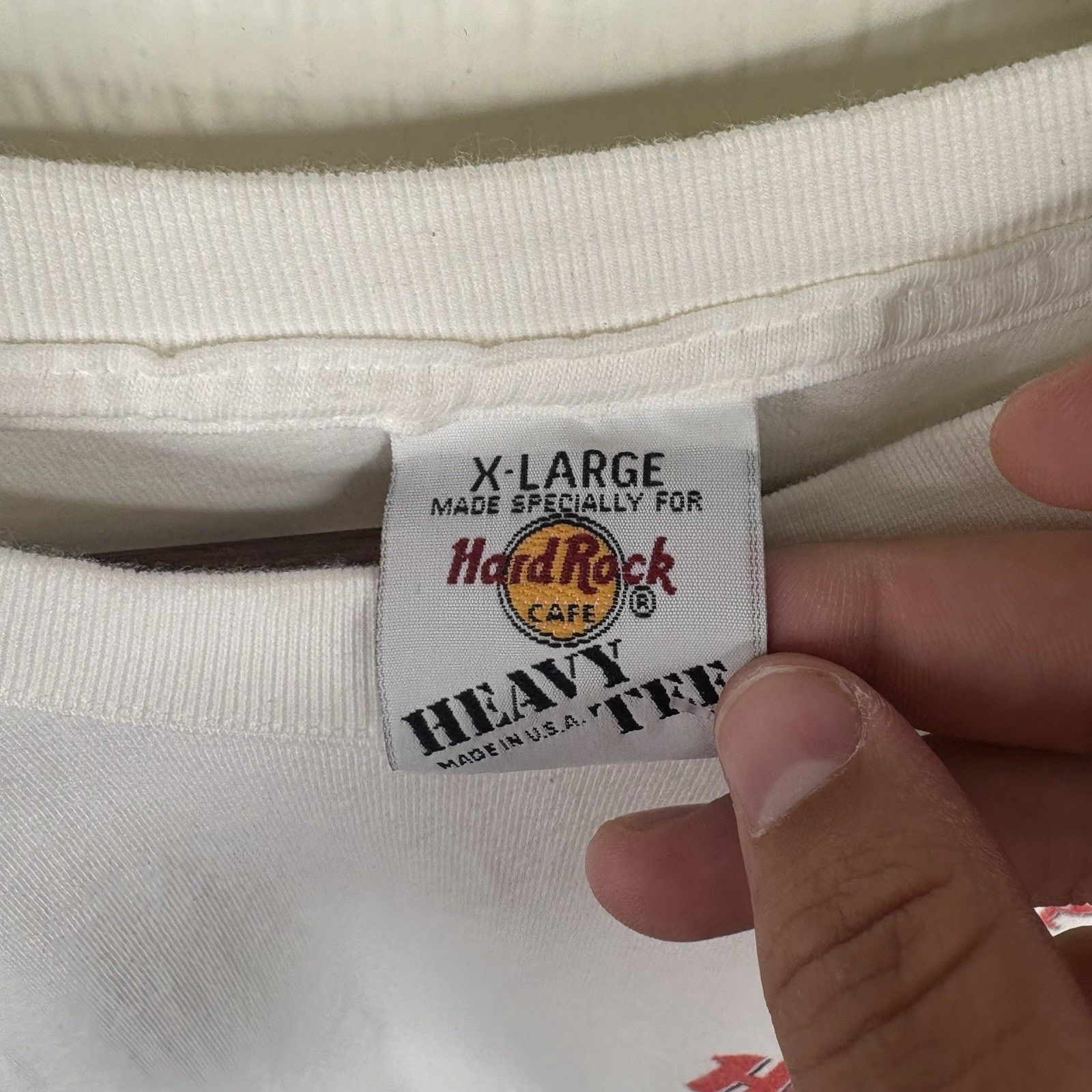 Hard Rock Cafe Vintage White Nashville Country Music Hard Rock Tee X-Large Size US XL / EU 56 / 4 - 6 Thumbnail