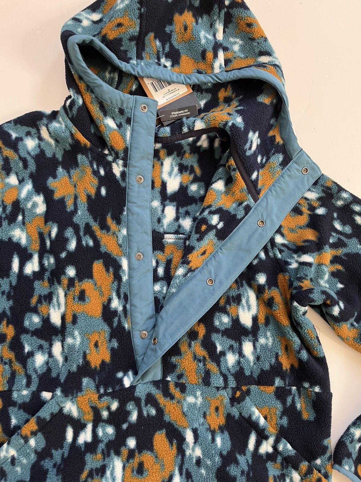The North Face North Face 1/4 Snap Carbondale Fleece Hood, Camo Print, NWT Size US M / EU 48-50 / 2 - 6 Thumbnail