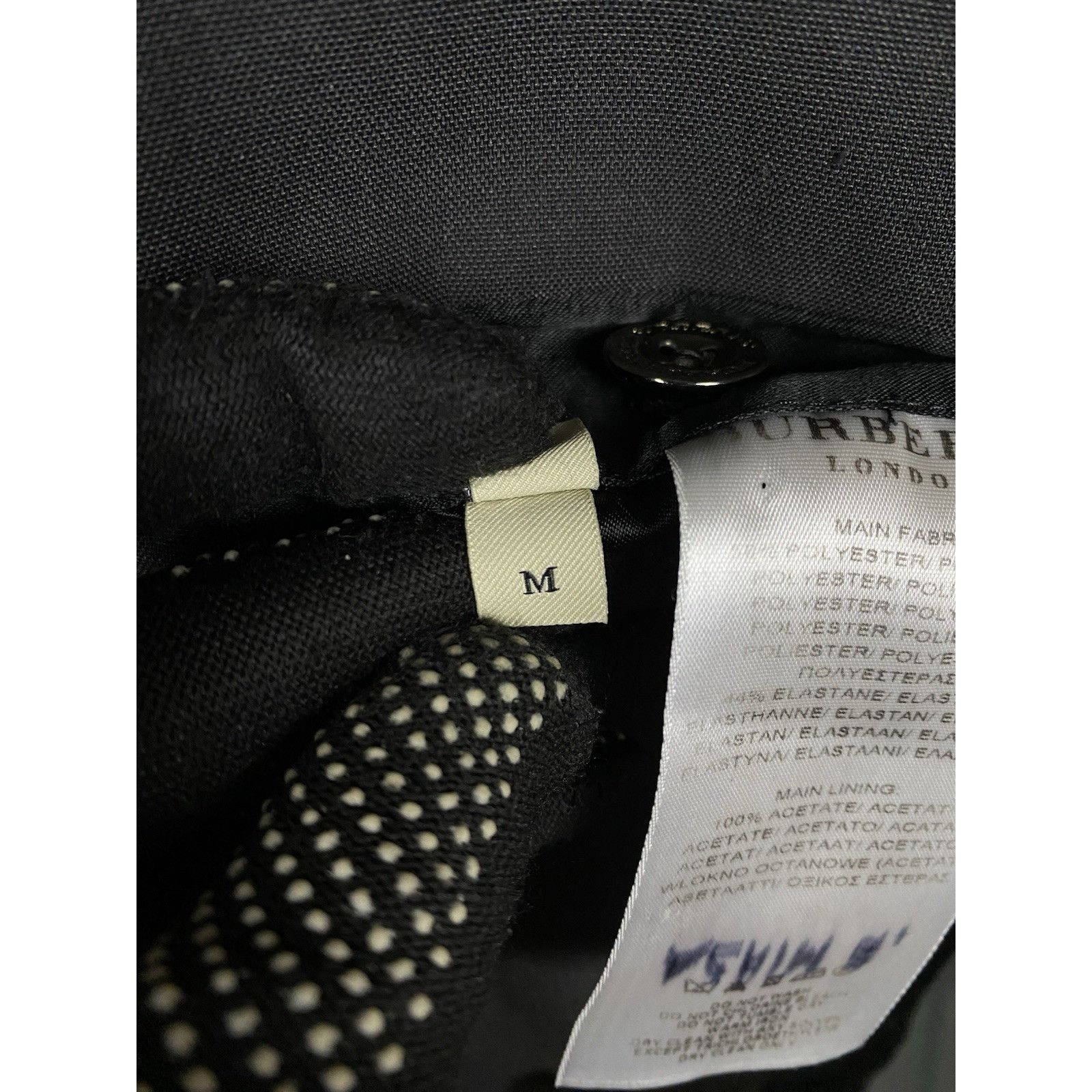 Burberry Burberry Men's Dark Gray Double Breasted Pea Coat Size M Size US M / EU 48-50 / 2 - 13 Thumbnail