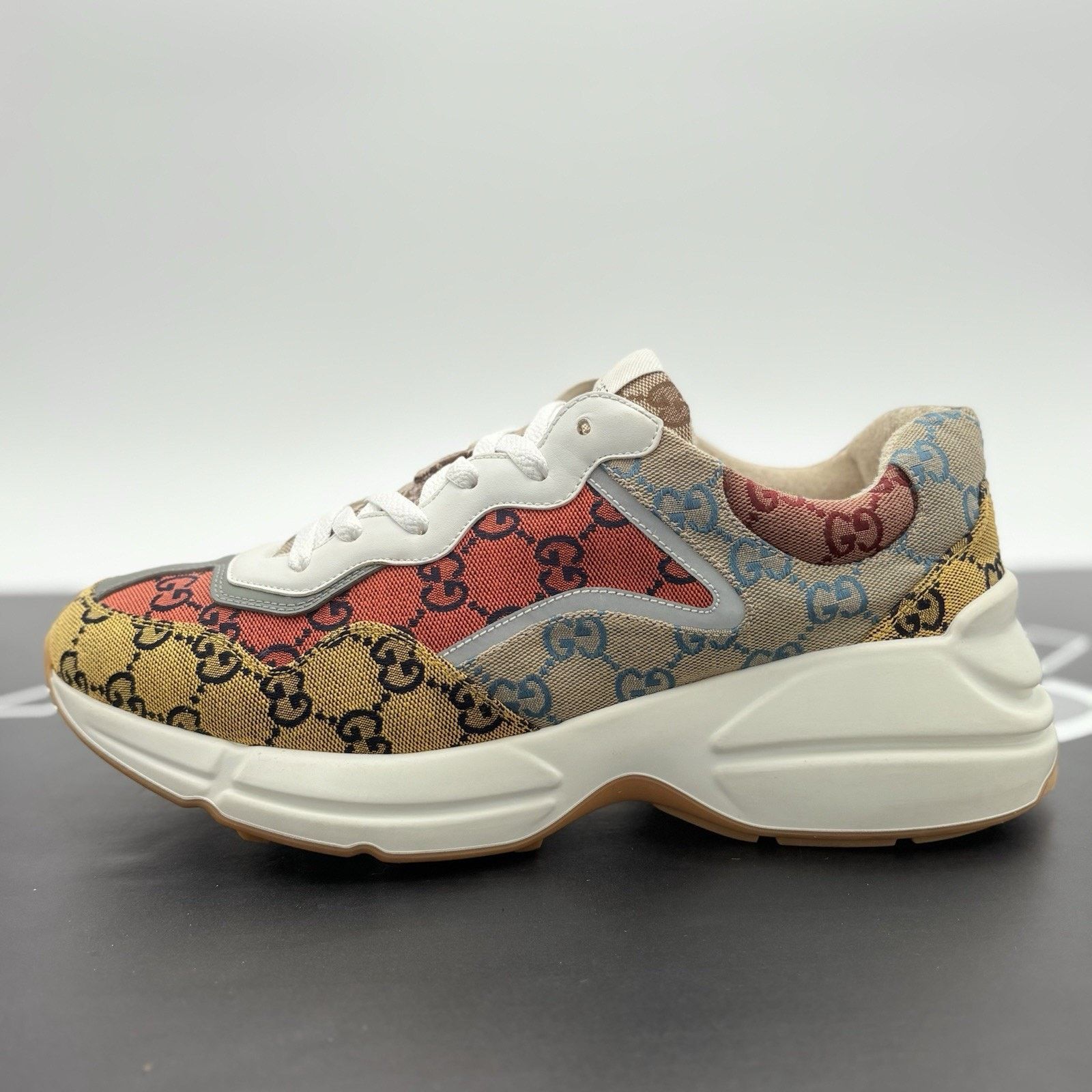 Gucci (9.5 US) Gucci Rhyton GG Web Print | SUPER CLEAN! Size US 9.5 / EU 42-43 - 8 Thumbnail
