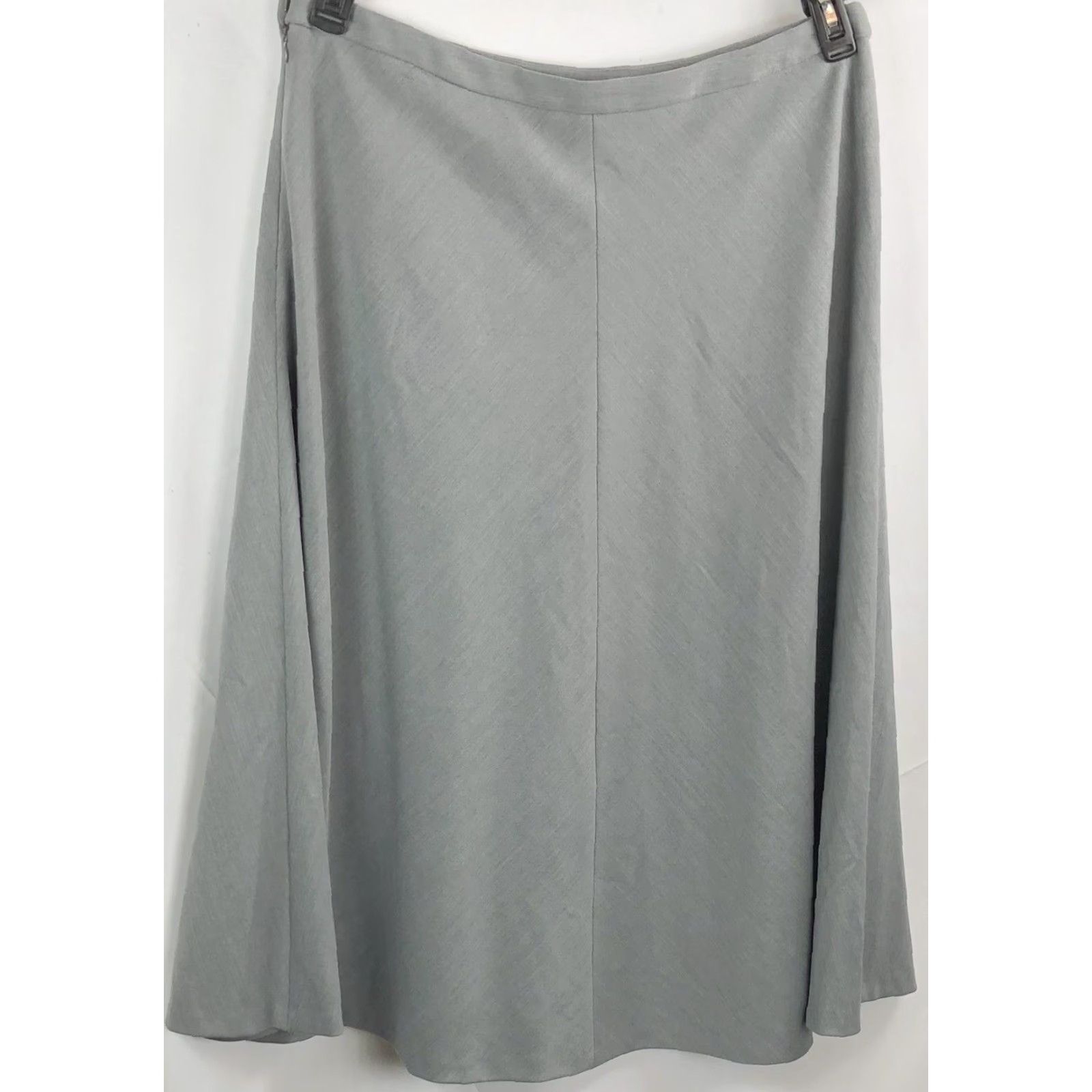 Jones New York Jones NY skirt 14 gray 34"w lined flare a-line long midi career modest business Size 36" / US 14 / IT 50 - 2 Thumbnail