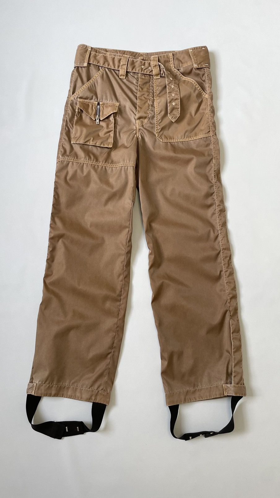 Maison Margiela Sample Over Dyed Nylon Cargo Trousers Size US 32 / EU 48 - 2 Thumbnail