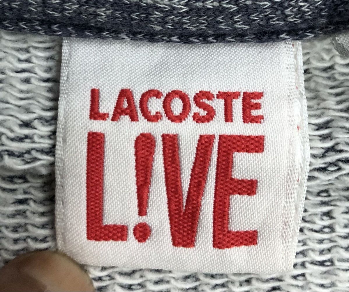 Lacoste Vintage Lacoste L!ve Jacket Hoodie Size US L / EU 52-54 / 3 - 11 Thumbnail