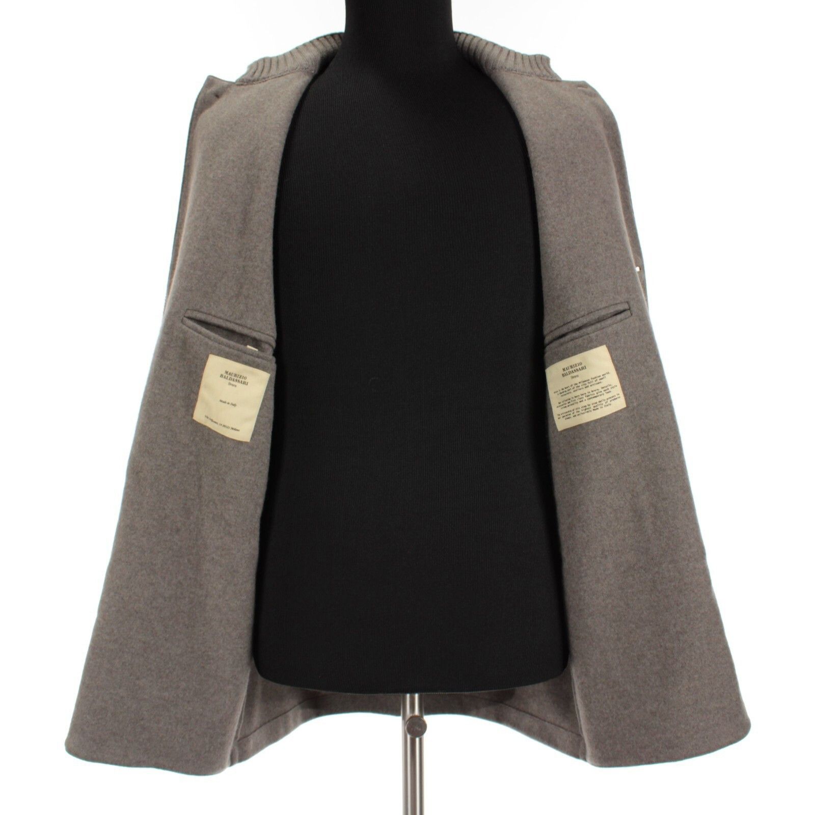 Maurizio Baldassari Maurizio Baldassari Jacket Size XL US In Gray Cashmere Size US XL / EU 56 / 4 - 6 Thumbnail
